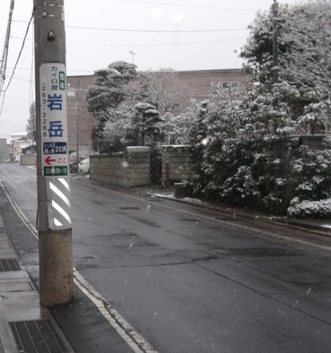 雪にご注意ください